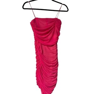 Pink bodycon dress